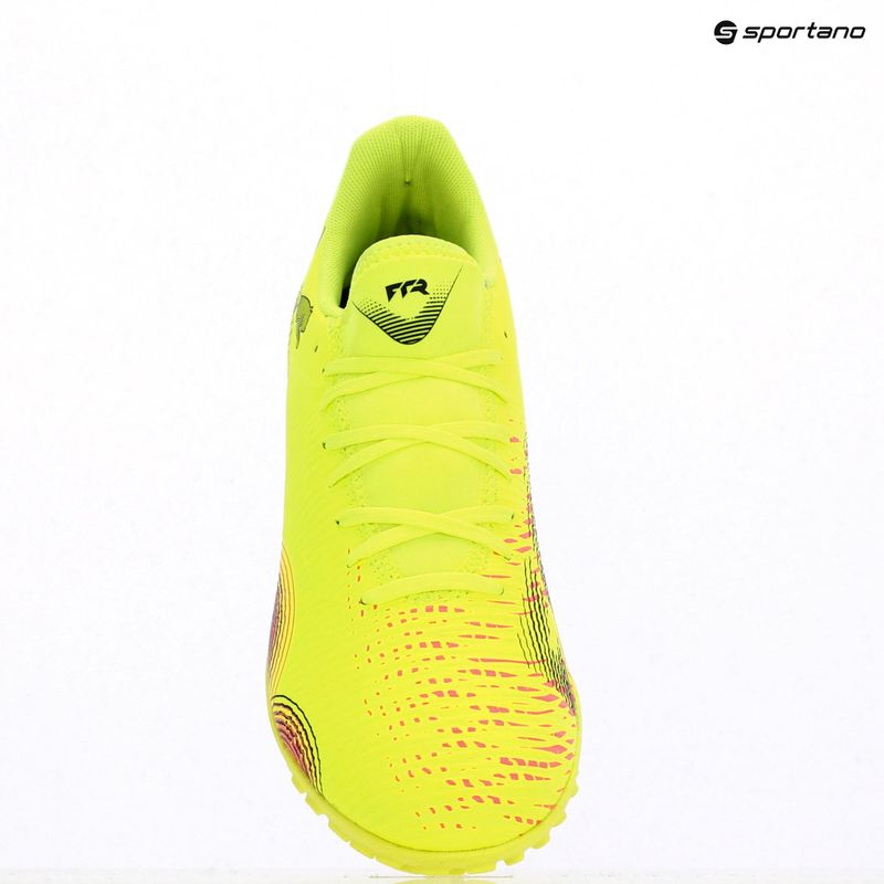 Scarpe da calcio da uomo PUMA Future 8 Play TT allerta gialla / puma nero / sole colpito 9