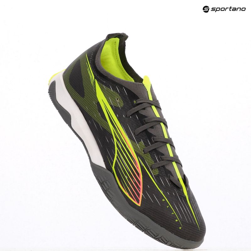Scarpe da calcio PUMA Ultra 5 Match It opaco argento invecchiato/allarme giallo/puma argento invecchiato da uomo 9