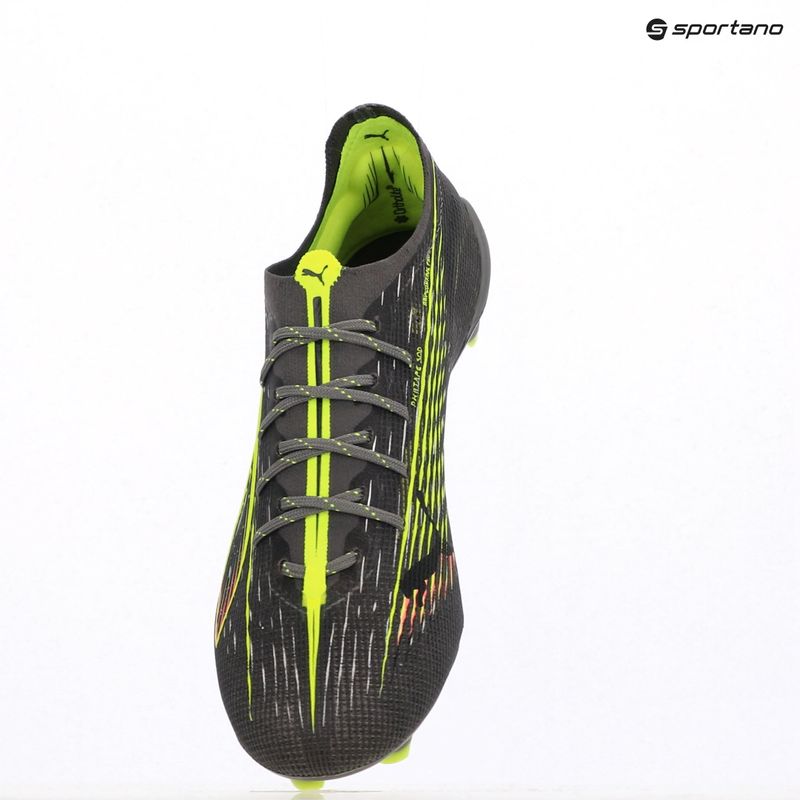 Scarpe da calcio PUMA uomo Ultra 5 Ultimate FG argento invecchiato opaco/giallo allerta/sole colpito 9