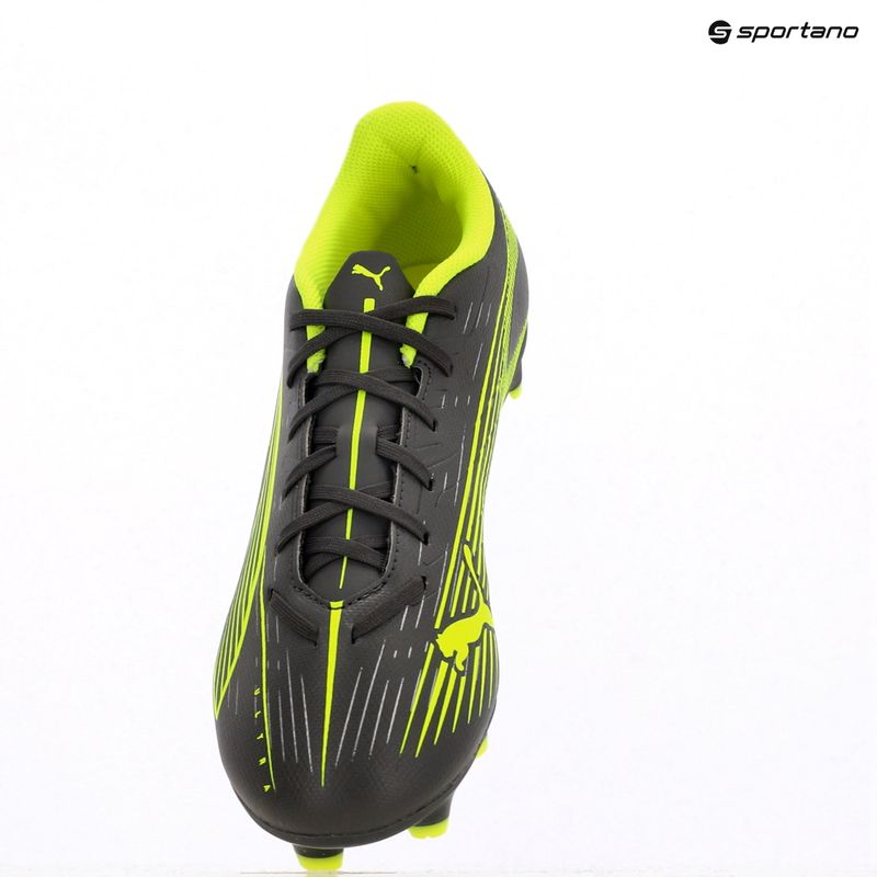PUMA Ultra 5 Play FG/AG opaco argento invecchiato/allarme giallo/puma argento invecchiato scarpe da calcio 9