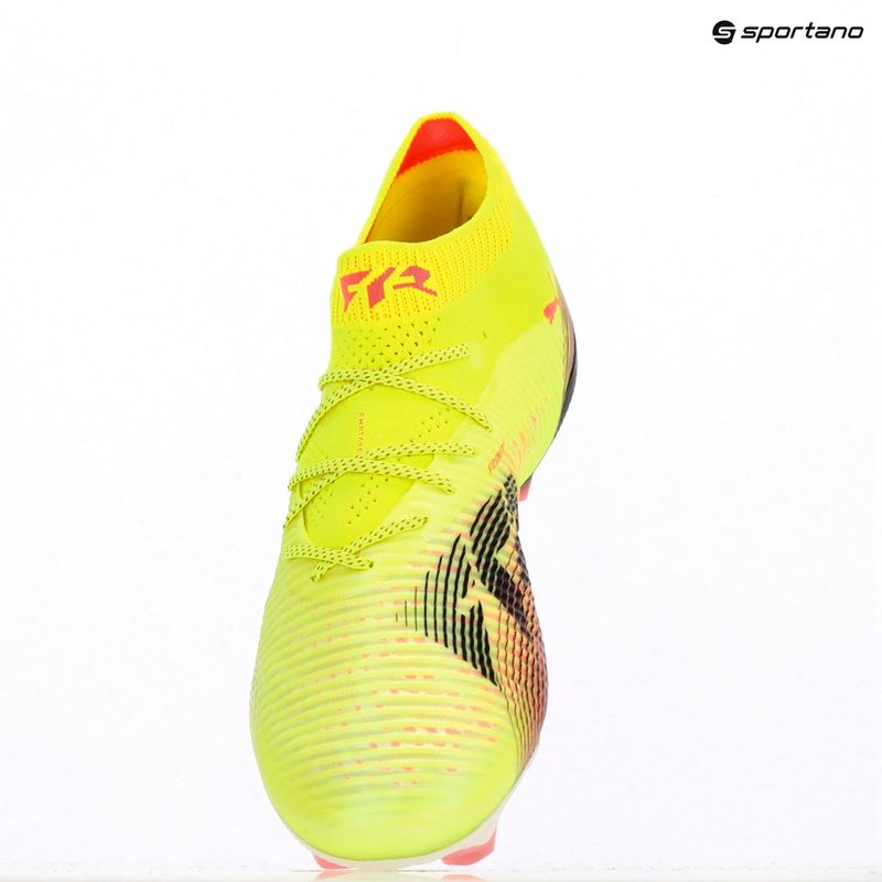 Scarpe da calcio da uomo PUMA Future 8 Ultimate FG allerta giallo/puma nero/sole colpito 9