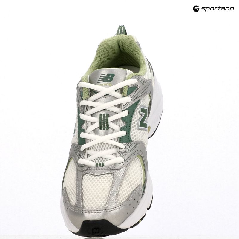 Scarpe New Balance 530 argento metallizzato/verde palladio 9