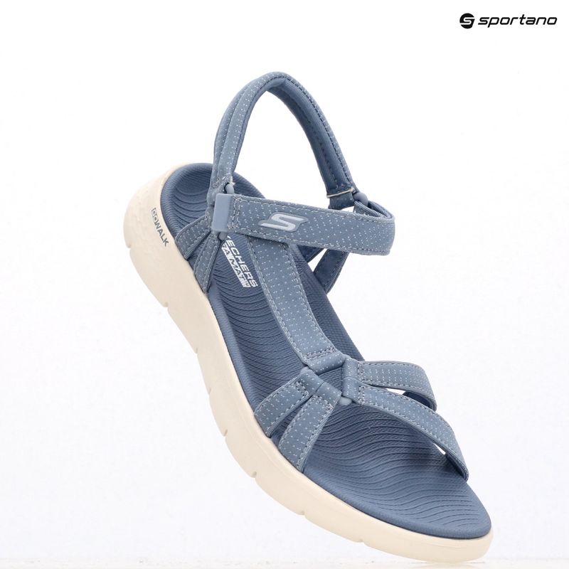 SKECHERS Go Walk Flex Sandal Donna Blu sublime 15