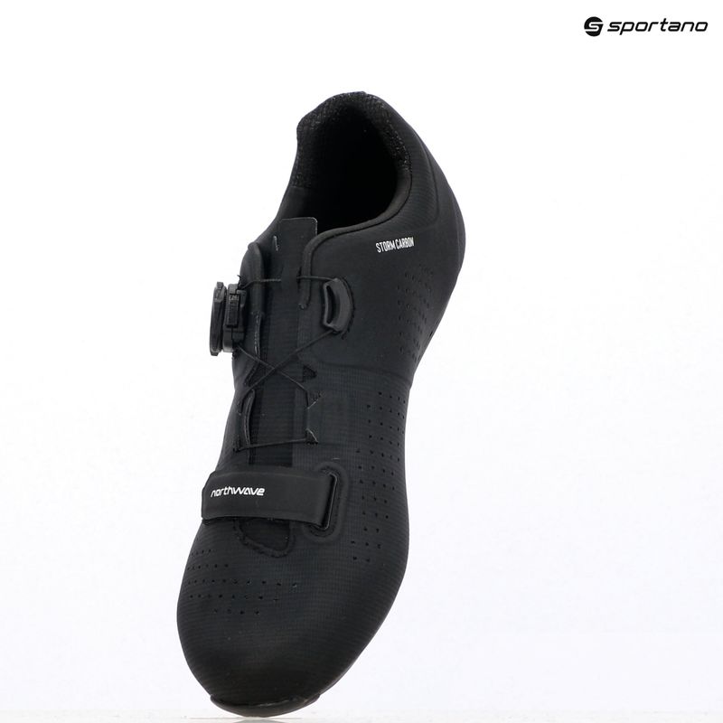 Northwave Storm Carbon nero/bianco scarpe da strada da uomo 9