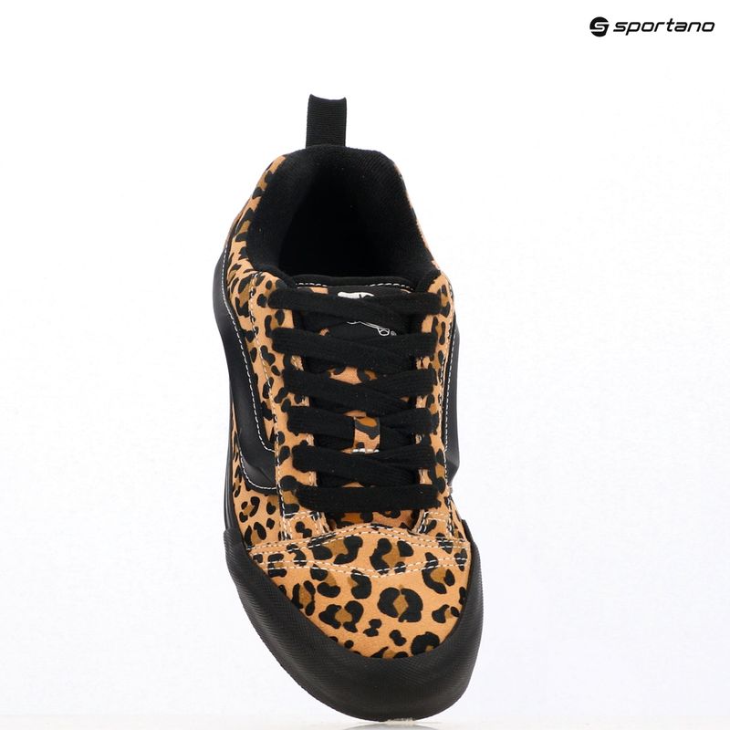 Scarpe Vans Knu Skool leopardate nere 9