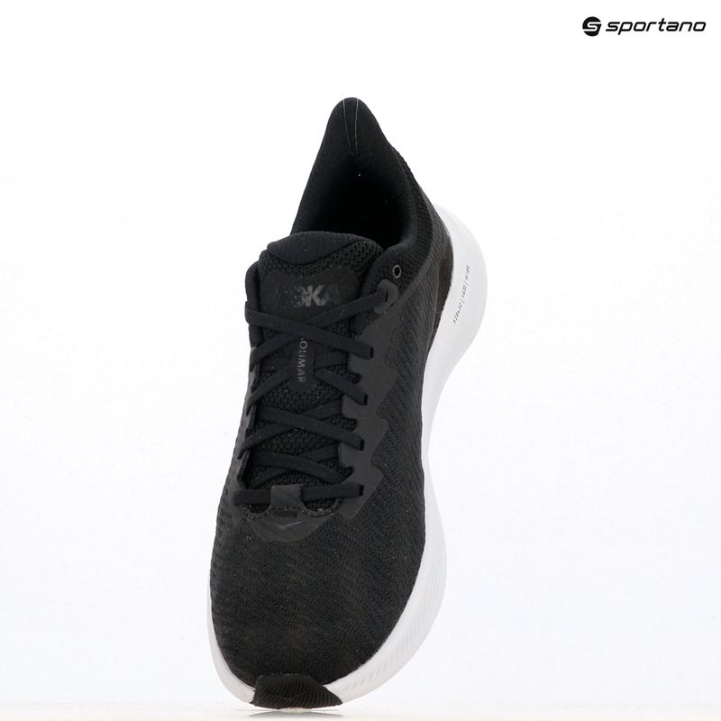 Scarpe da corsa da donna HOKA Solimar nero/bianco 9