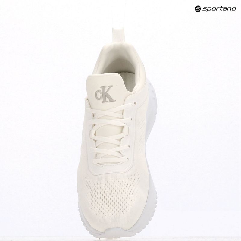 Calvin Klein scarpe donna YW0YW01855 Eva Runner Sock Mg Tech Mix triplo bianco brillante 9