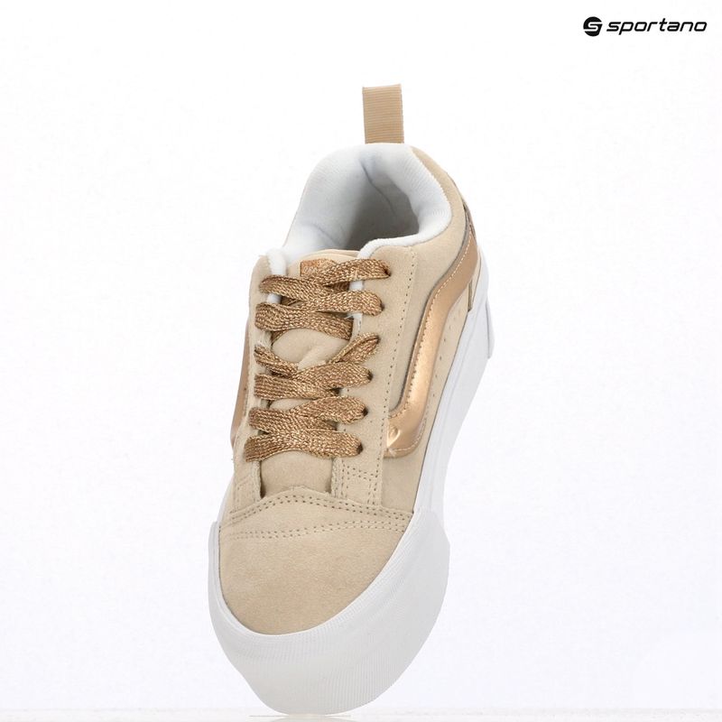 Scarpe Vans Knu Stack High Shine oro 9