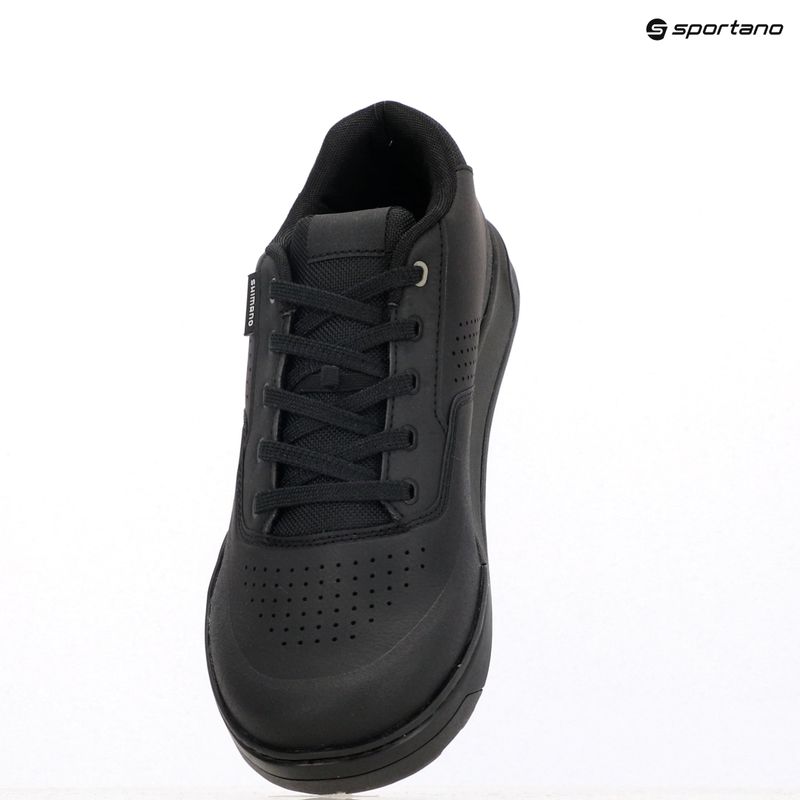Scarpe da ciclismo con piattaforma da uomo Shimano SH-GF600 nero 13