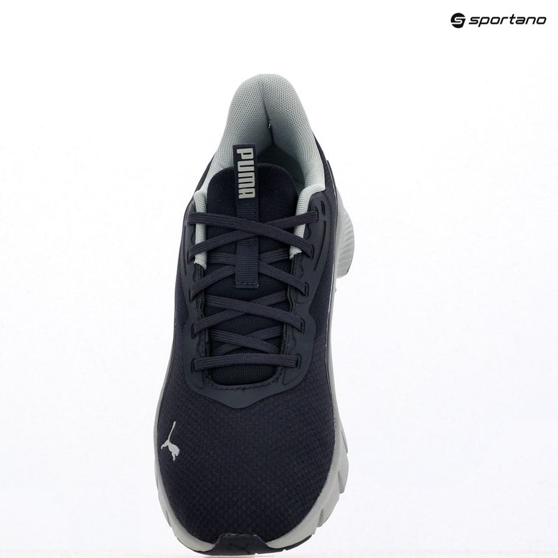 PUMA Flexfocus Lite Modern Woven scarpa da corsa blu navy/grigio medio freddo 11