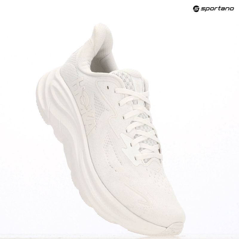 Scarpe da corsa da uomo HOKA Clifton 10 bianco/bianco 17