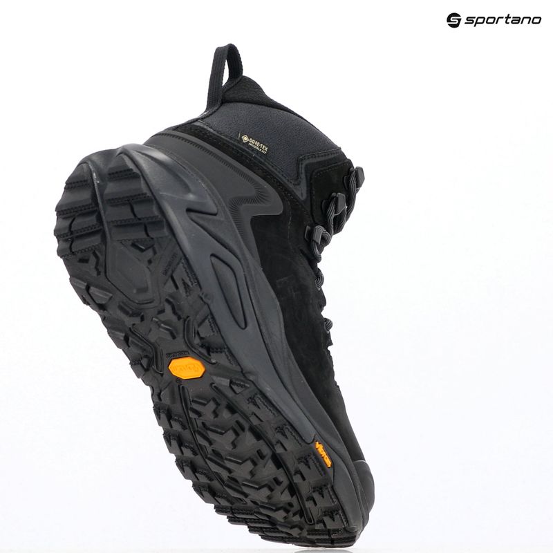 Scarpe da trekking da uomo HOKA Kaha 3 GTX nero/nero 9