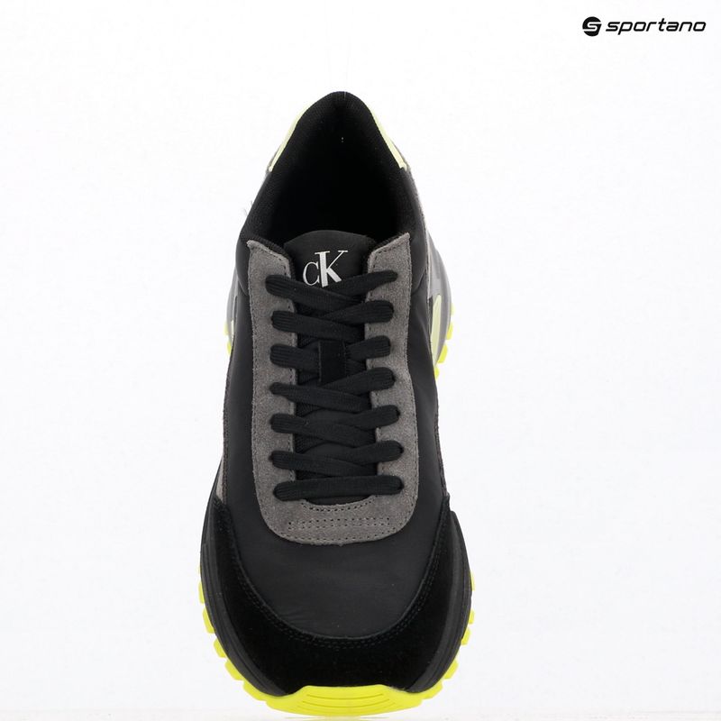 Calvin Klein scarpe da uomo YM0YM01292 Hike Runner Casual Ny-Su Ck Black/Granite Grey/Wild Lime 9