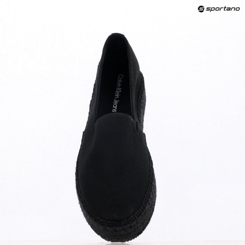 Scarpe da donna Calvin Klein Flatform Espadrille Mg/Hdw triple nero 9