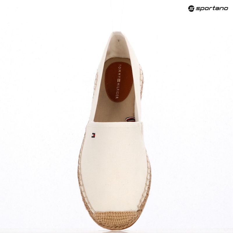 Scarpe Tommy Hilfiger Flag Canvas ecru da donna 9