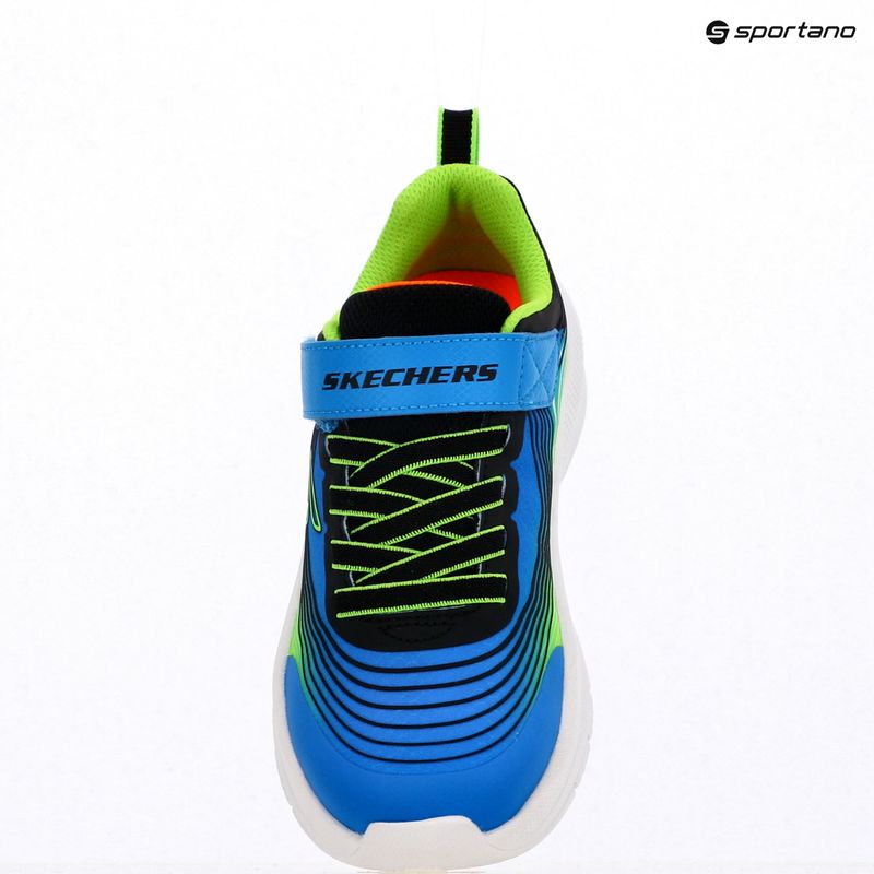 Scarpe da bambino Skechers Microspec Advance blu/lime 9