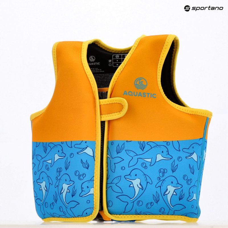 AQUASTIC Gilet di sicurezza per bambini blu 12