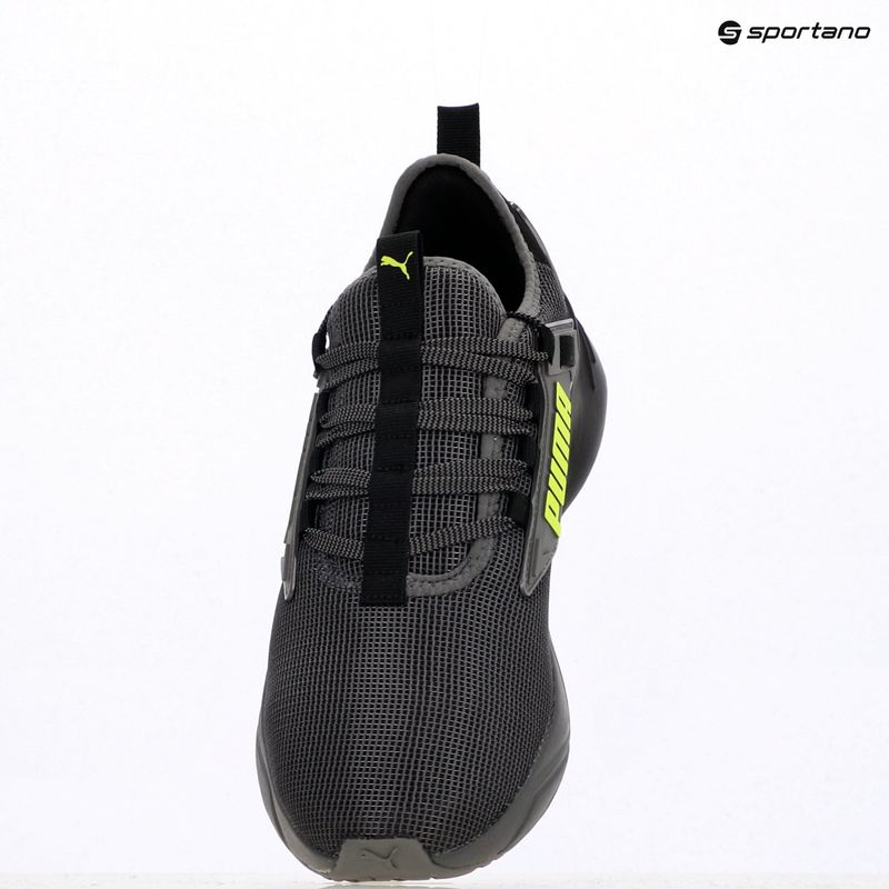 PUMA Retaliate 3 Unwavered scarpe da corsa puma nero / cool grigio scuro / giallo allarme 11