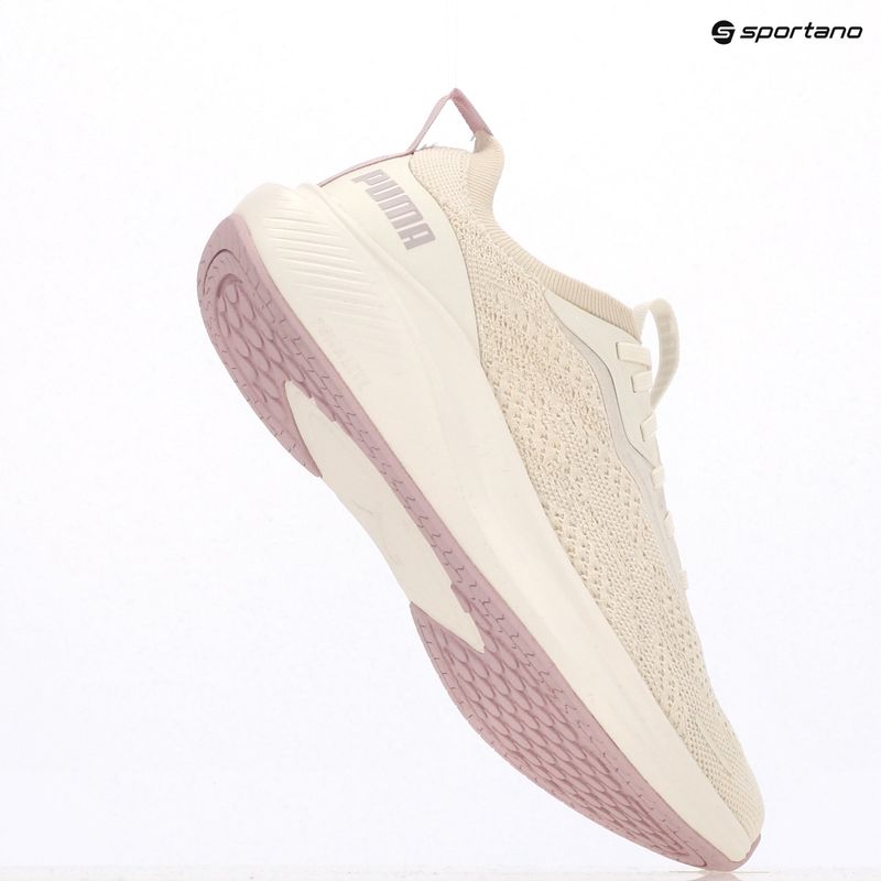 Scarpe da corsa PUMA Skyrocket Lite Engineered bianco caldo/malva rosa 11