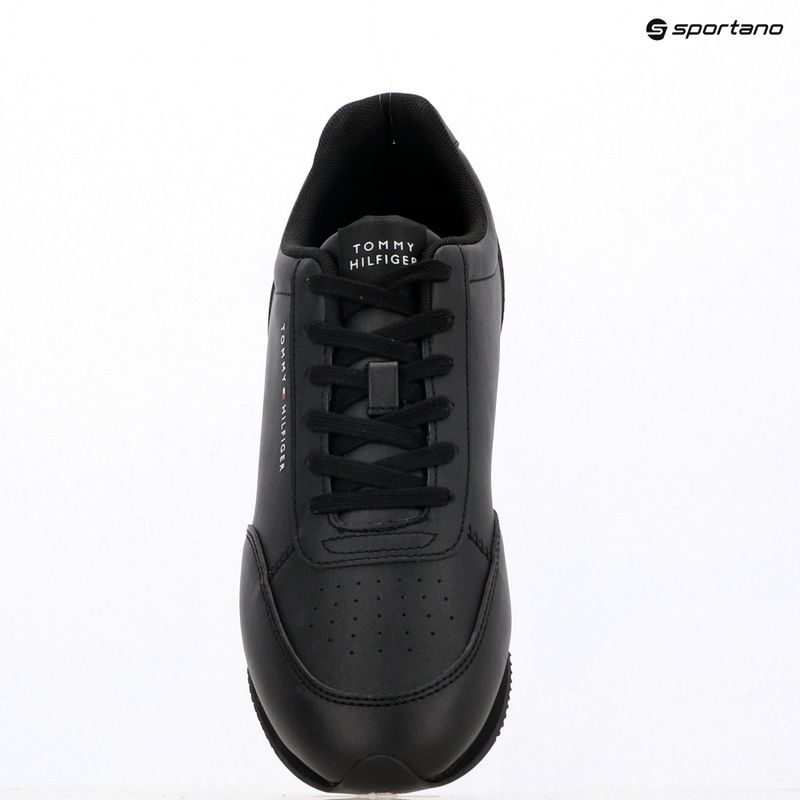 Scarpe da uomo Tommy Hilfiger Lo Runner Pu Mix nero 9