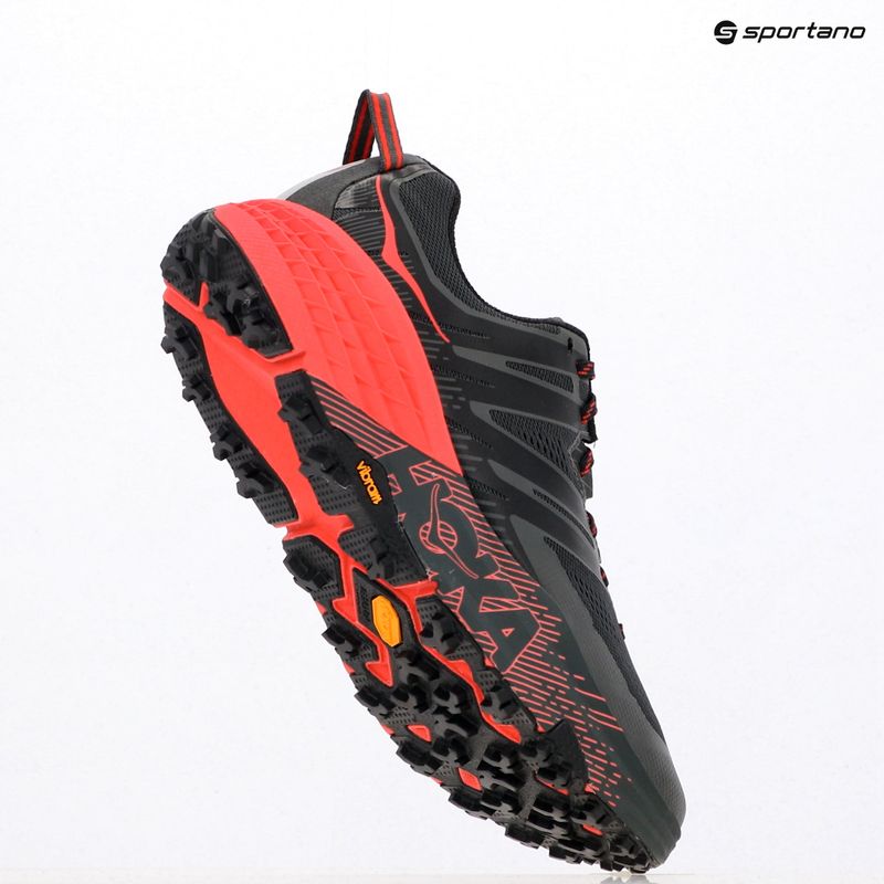HOKA Speedgoat 3 scarpa da corsa dark shadow/poppy red 9