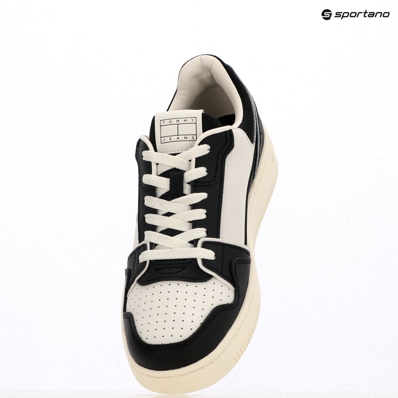 Tommy Jeans Retro Basket scarpe da uomo nero 9