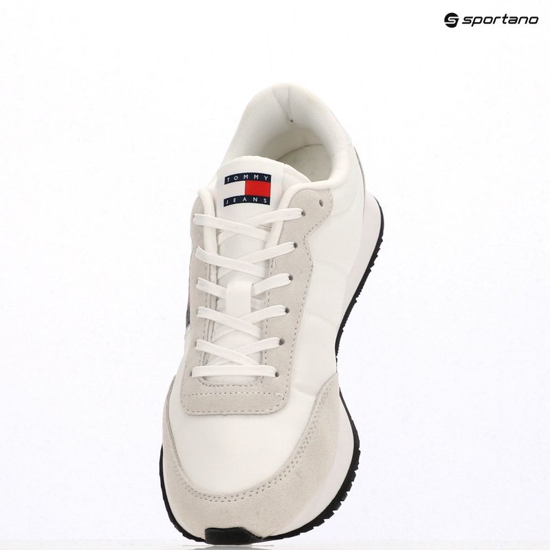 Tommy Jeans scarpe da uomo Tjm Runner Casual Ess bianco 9