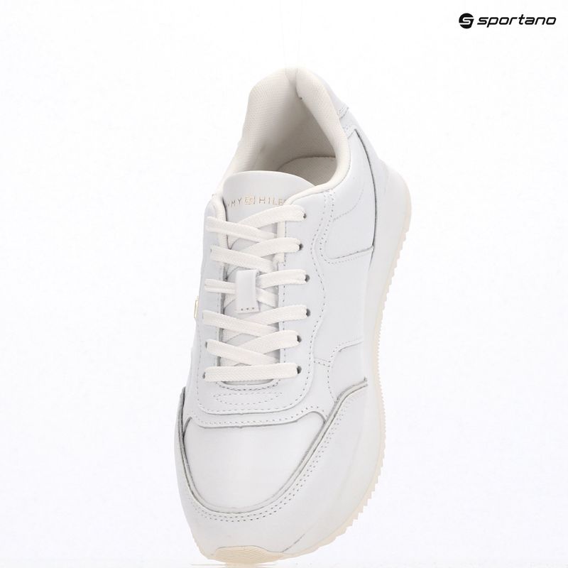 Tommy Hilfiger scarpe da donna Leather Runner bianco 9