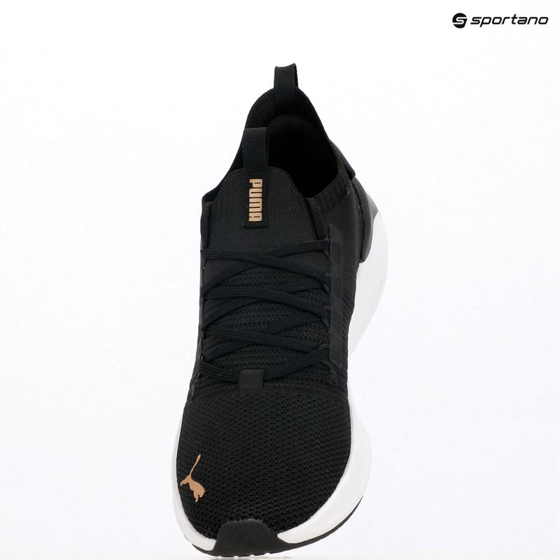 Scarpe da corsa da donna PUMA Softride Symmetry Fuzion puma nero/puma oro 16