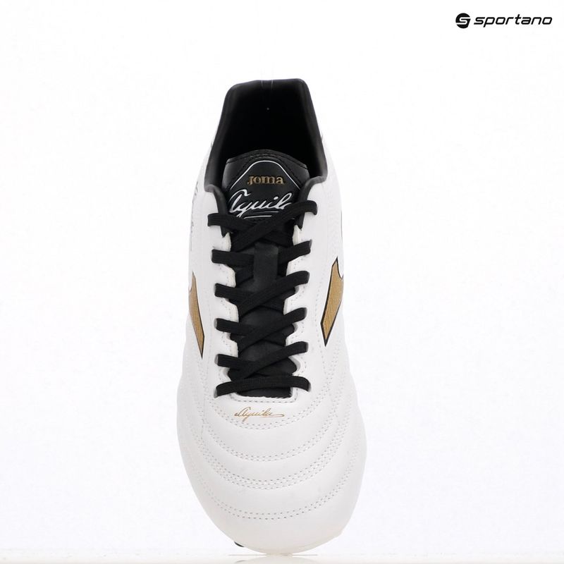 Scarpe da calcio Joma Aguila FG bianco/oro da uomo 9