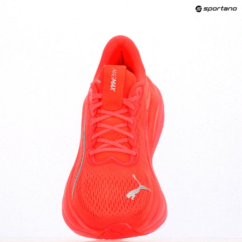 Scarpe da corsa da donna PUMA MagMax Nitro rosso incandescente/puma argento 11