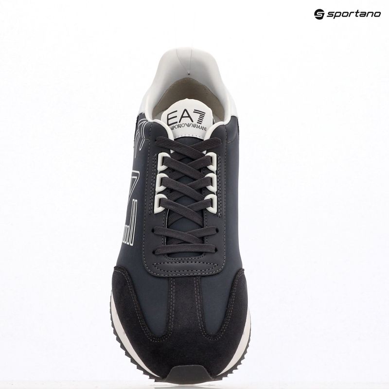 EA7 Emporio Armani Nero e Bianco Vintage periscopio/scarpe bianche 9