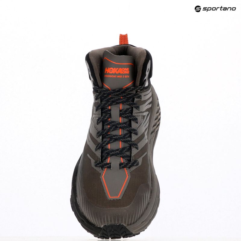 Scarpe HOKA da uomo Speedgoat 2 MID GTX antracite/grigio gabbiano scuro 8