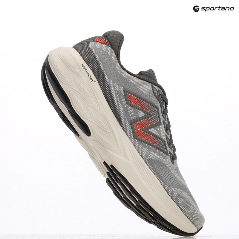 Scarpe da corsa da uomo New Balance Fresh Foam 880 v15 grigio ardesia 9