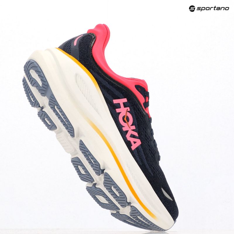 Scarpe da corsa da donna HOKA Bondi 9 varsity navy/nautical dusk 9