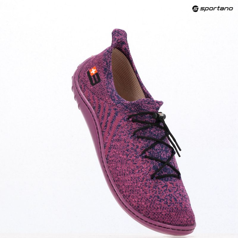Scarpe a piedi nudi da donna Brubeck Barefoot Merino prugna/fucsia 18
