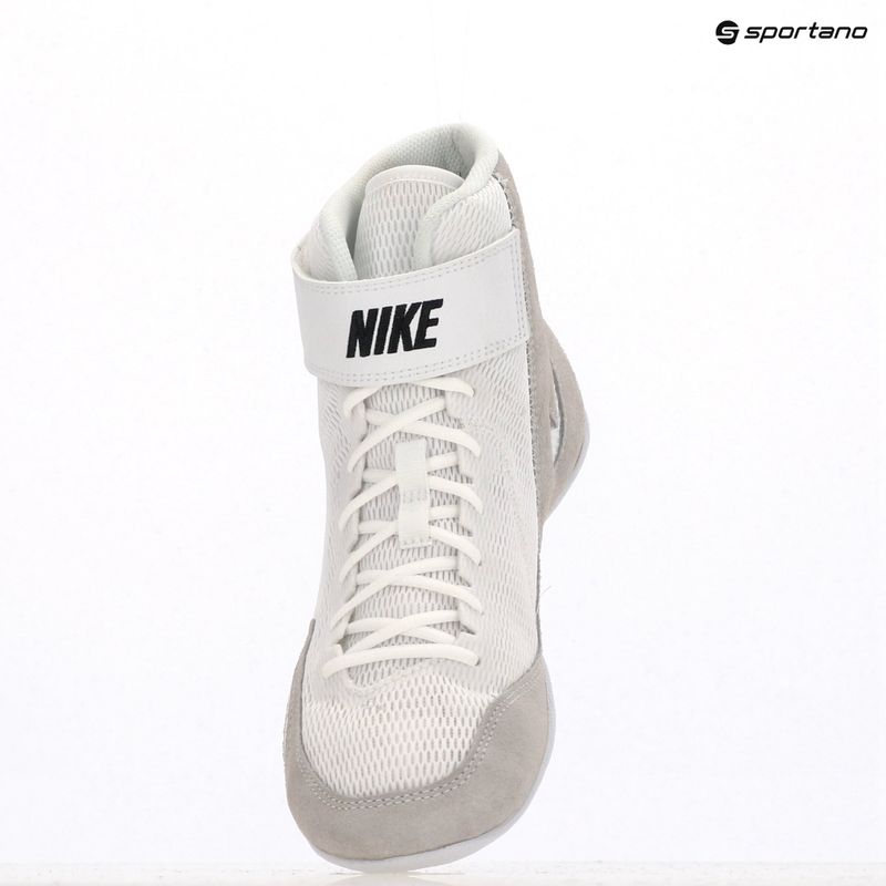 Nike Speedsweep VIII scarpa da wrestling bianco/nero/bianco/polvere di fotone 9