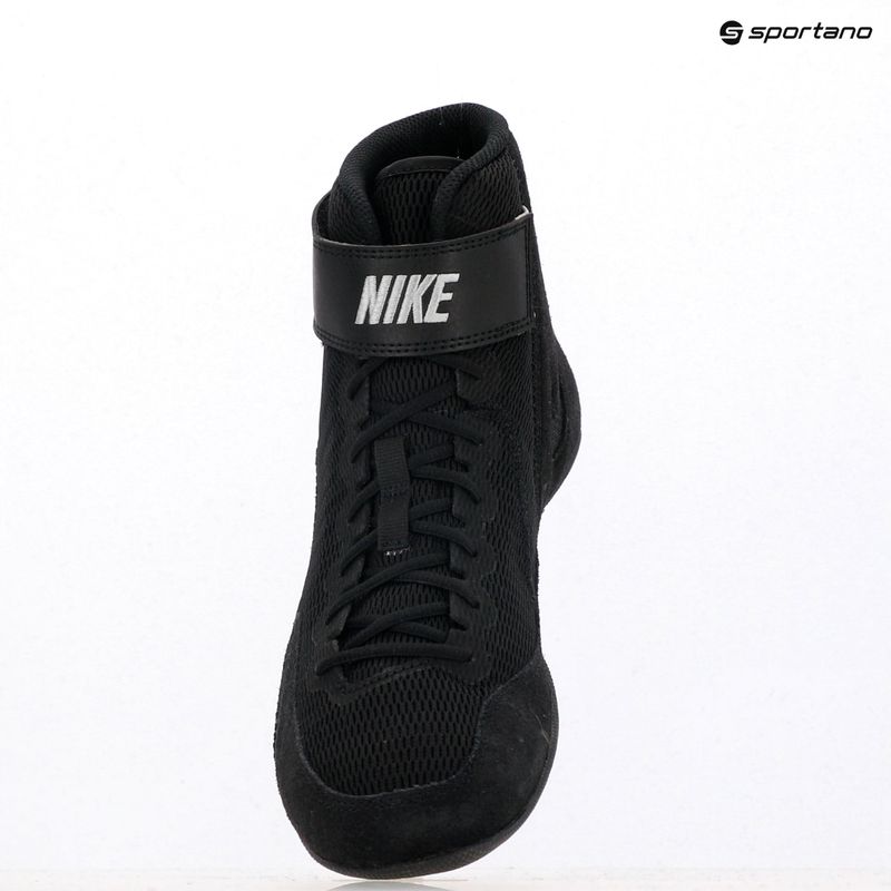 Nike Speedsweep VIII scarpa da wrestling nero/bianco/nero/grigio lupo 9