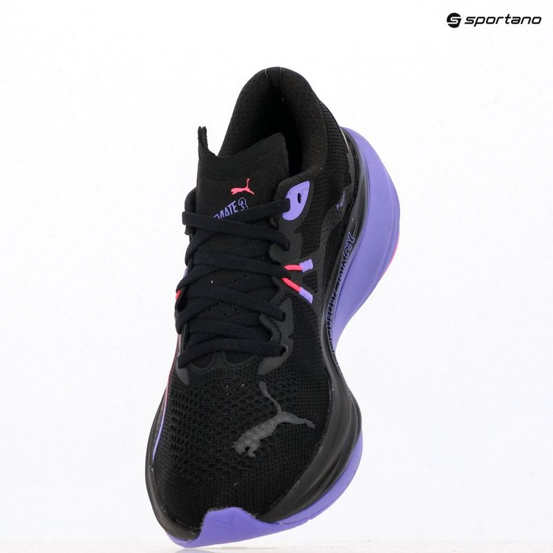 Scarpe da corsa donna PUMA Deviate Nitro 3 Digitokyo puma nero / rosa fluo pes 9