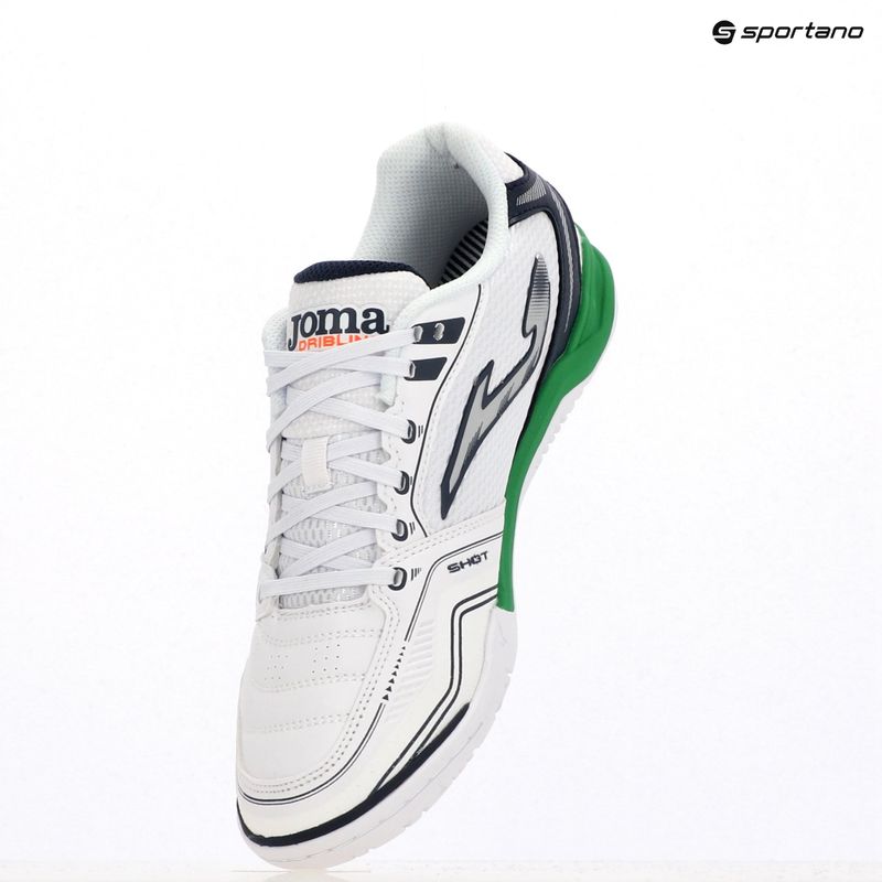 Scarpe da calcio da uomo Joma Dribling IN bianco 11