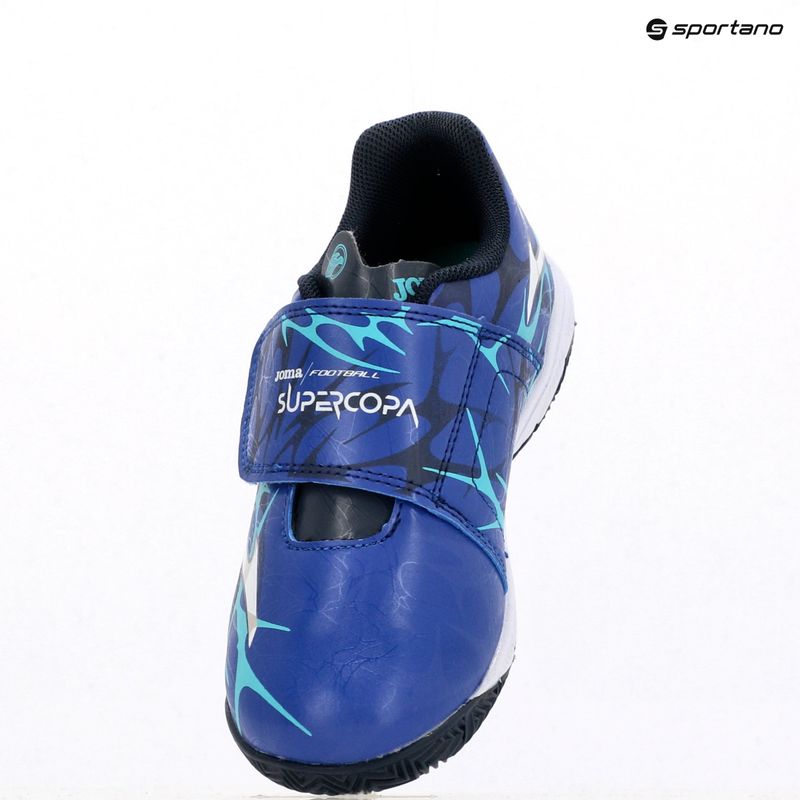 Scarpe da calcio Joma Super Copa Jr per bambini blu royal 11