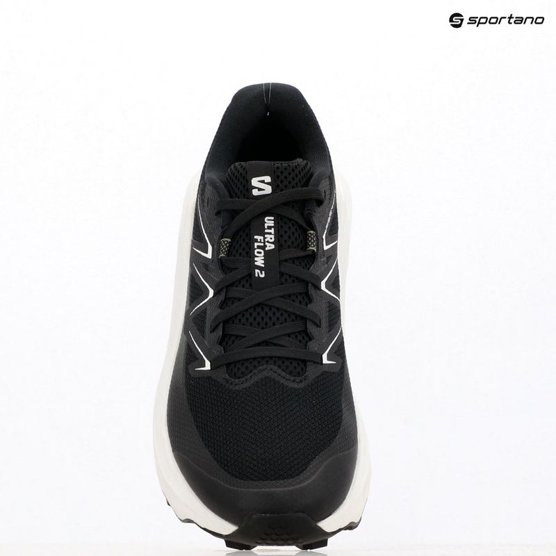 Scarpe da corsa da uomo Salomon Ultra Flow 2 nero/bianco/verde agave 9