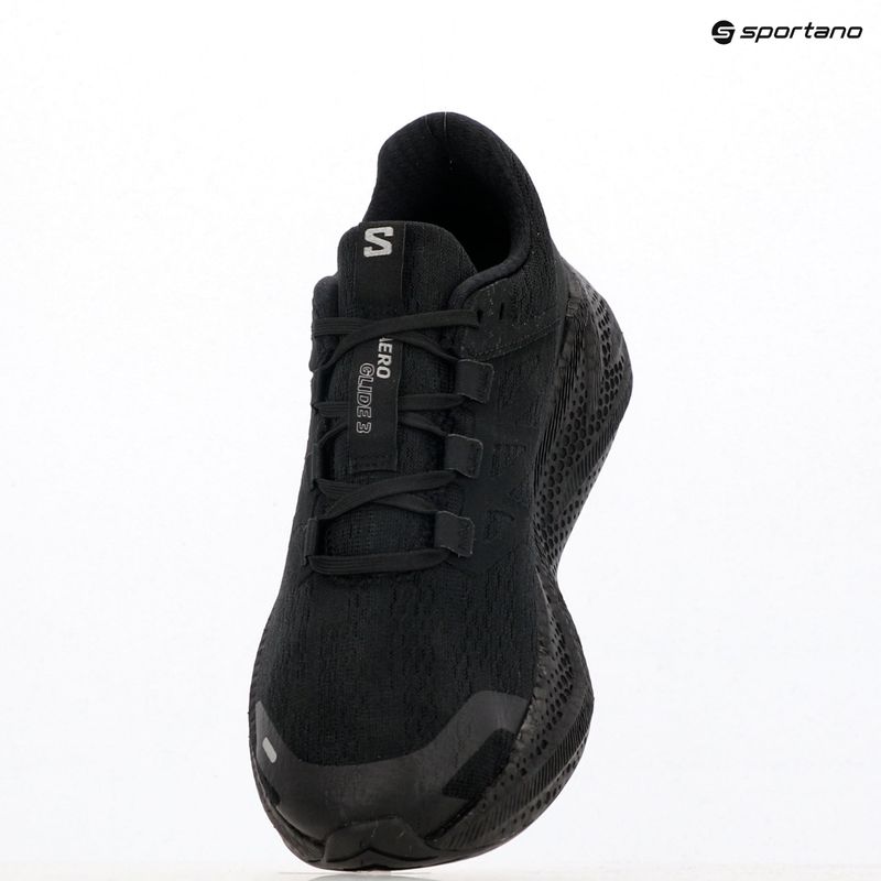 Scarpe da corsa da uomo Salomon Aero Glide 3 nero/nero/ftw silver 9