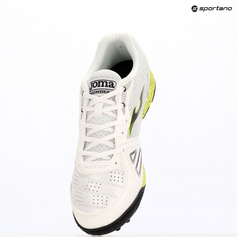 Scarpe da calcio da uomo Joma Mundial TF bianco 11