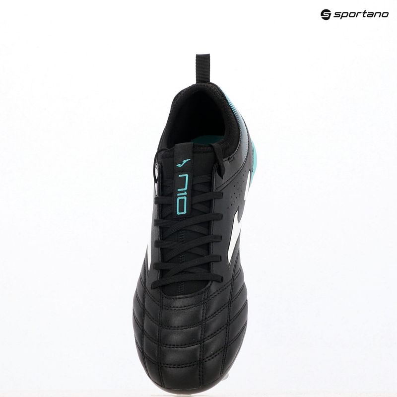 Scarpe da calcio Joma Numero-10 FG da uomo nero/turchese 11