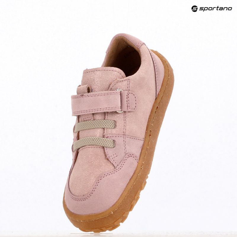 Froddo Splash rosa lucido scarpe per bambini a piedi nudi 15