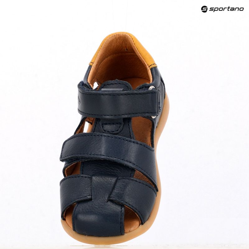 Sandali per bambini Froddo Dallas blu scuro a piedi nudi 15