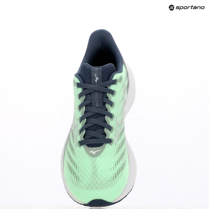 Scarpe da corsa per bambini Mizuno Enerzy Rider Jr neo mint/white/vintage indigo 9