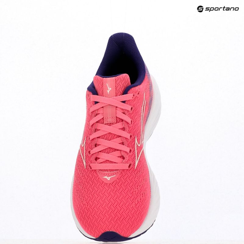 Scarpe da corsa per bambini Mizuno Enerzy Rider Jr camelliarose/ snowwhite/violiet 9