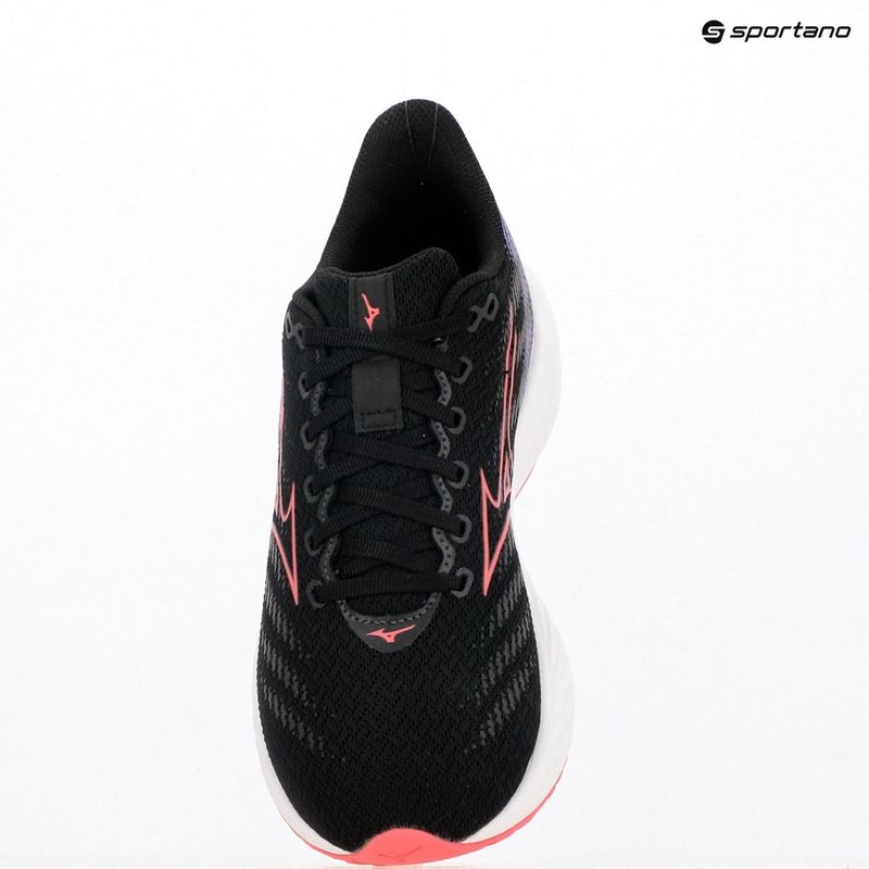 Scarpe da corsa per bambini Mizuno Enerzy Rider Jr nero/camel/rosa paisleypurple 9